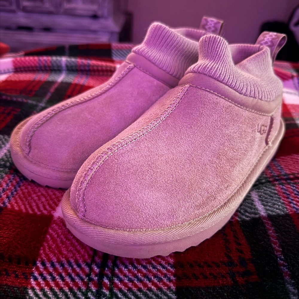 UGG Cream Suede Cozy Slip-Ons